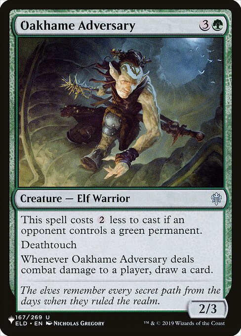 Oakhame Adversary highlighted card art