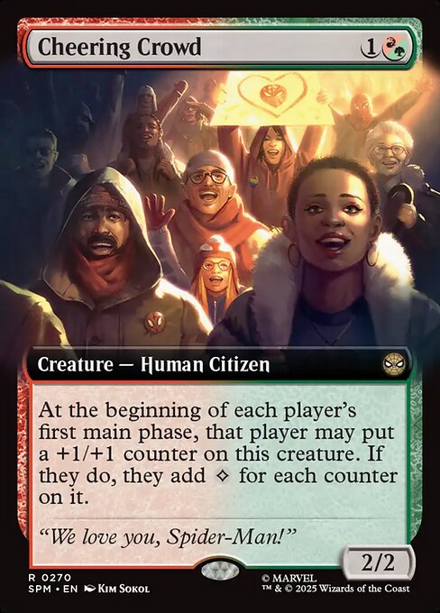 Cheering Crowd highlighted card art
