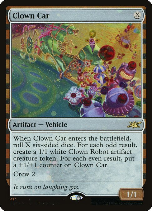Clown Car highlighted card art