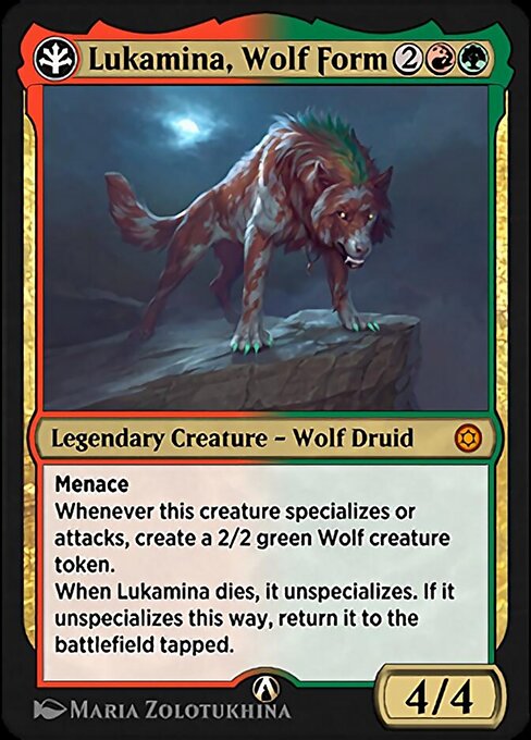 Lukamina, Wolf Form highlighted card art