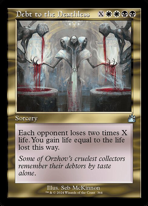 Debt to the Deathless highlighted card art