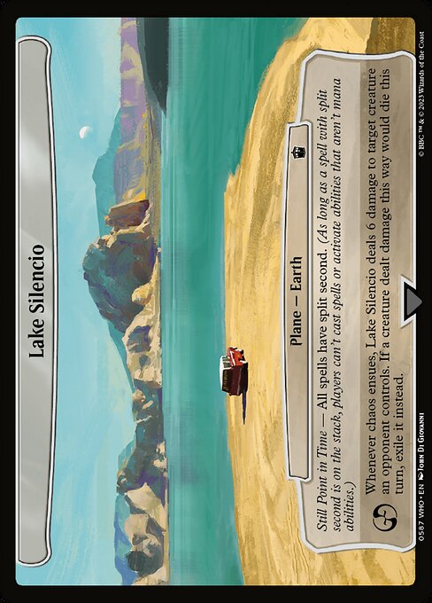 Lake Silencio highlighted card art