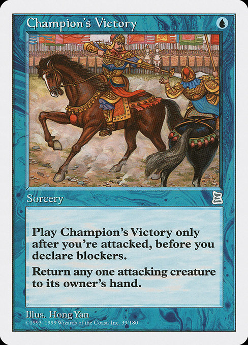 Champion's Victory highlighted card art