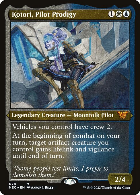 Kotori, Pilot Prodigy from Neon Dynasty Commander