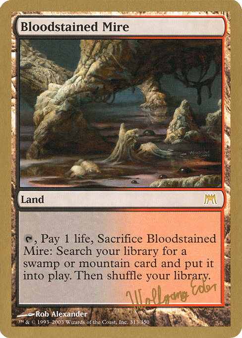 Bloodstained Mire from World Championship Decks 2003