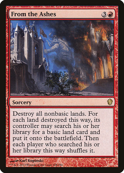 From the Ashes highlighted card art