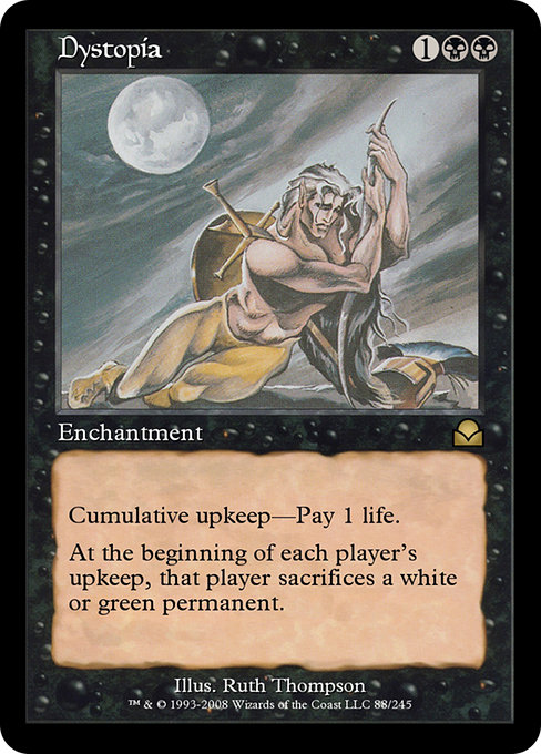 Dystopia highlighted card art