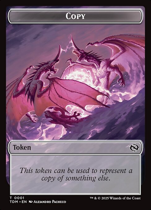 Copy from Tarkir: Dragonstorm Tokens