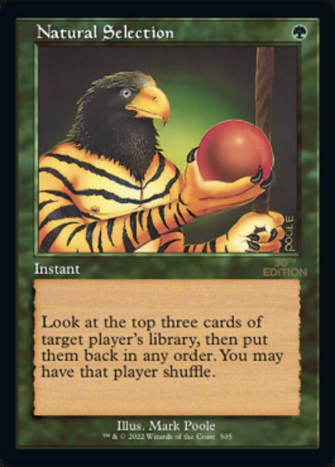 Natural Selection highlighted card art
