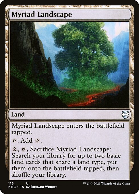 Myriad Landscape from Kaldheim Commander
