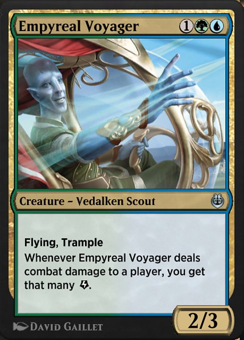 Empyreal Voyager highlighted card art