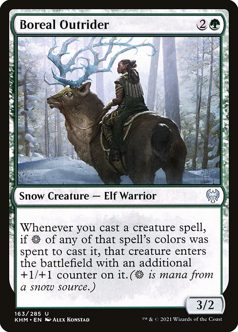 Boreal Outrider highlighted card art