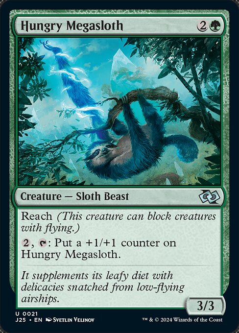 Hungry Megasloth highlighted card art