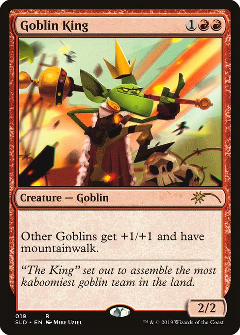 Goblin King from Secret Lair Drop