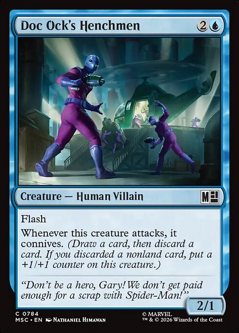 Doc Ock's Henchmen from Marvel Super Heroes Commander