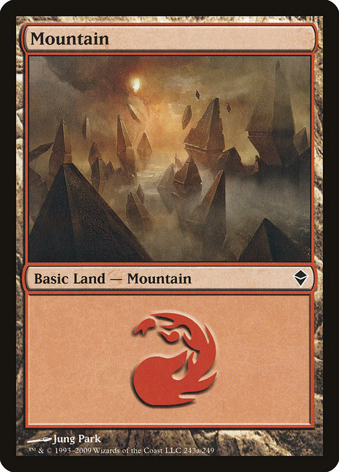 Mountain from Zendikar
