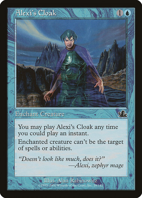 Alexi's Cloak highlighted card art