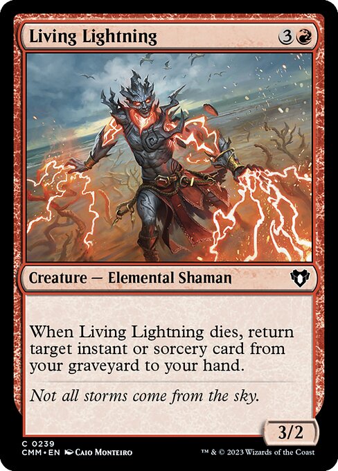 Living Lightning from Commander Masters