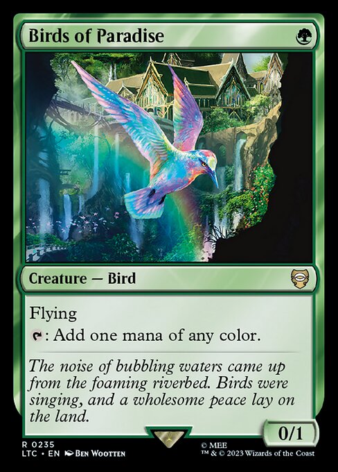 Birds of Paradise from Tales of Middle-earth Commander