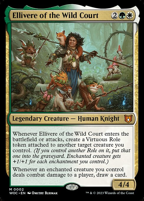 Ellivere of the Wild Court highlighted card art