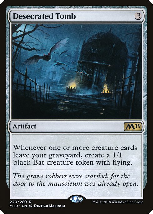 Desecrated Tomb from Core Set 2019