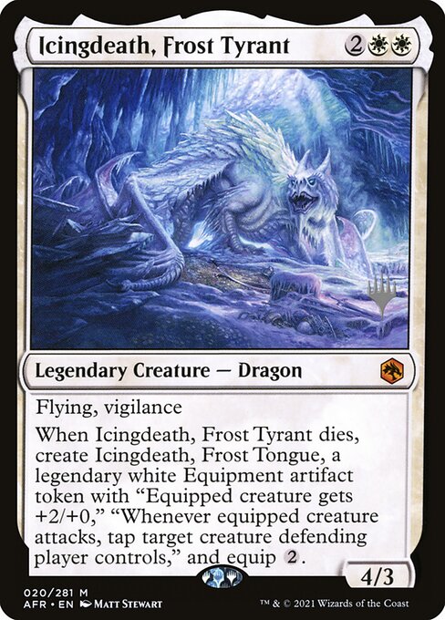Icingdeath, Frost Tyrant from Adventures in the Forgotten Realms Promos