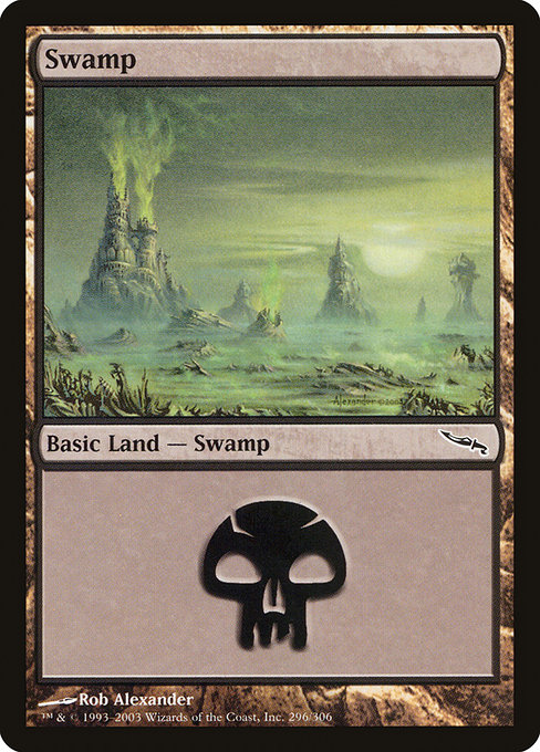 Swamp from Mirrodin