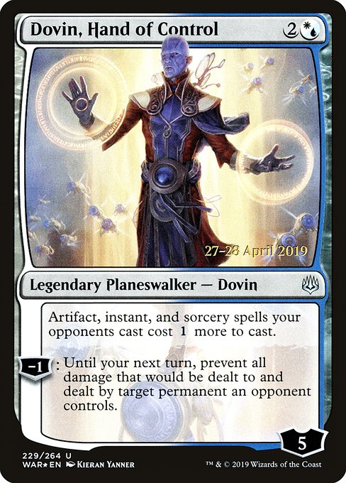 Dovin, Hand of Control from War of the Spark Promos