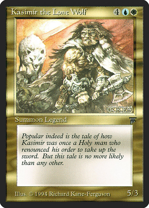 Kasimir the Lone Wolf highlighted card art