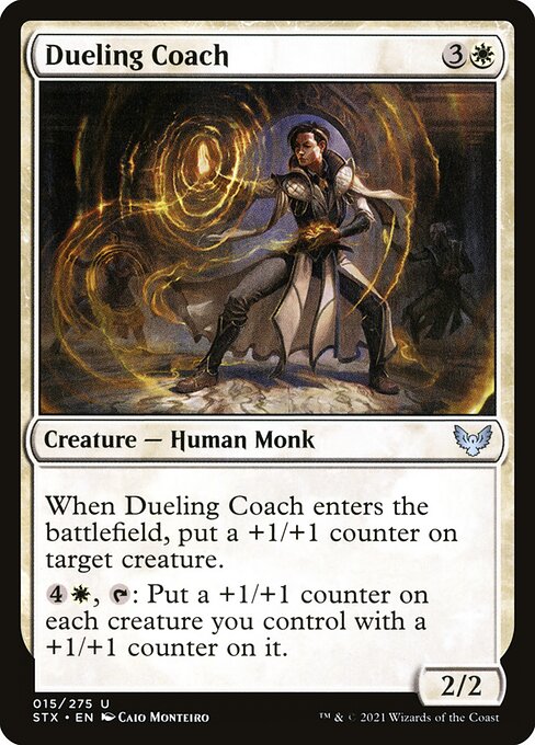 Dueling Coach highlighted card art