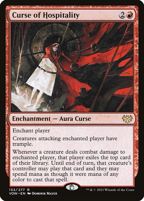 Curse of Hospitality from Innistrad: Crimson Vow