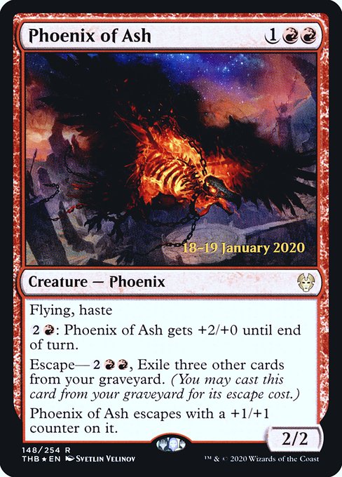 Phoenix of Ash from Theros Beyond Death Promos