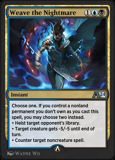Weave the Nightmare highlighted card art