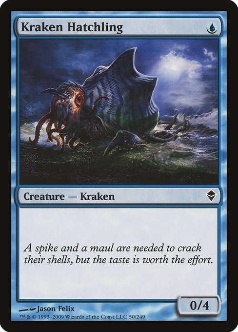 Kraken Hatchling from Zendikar