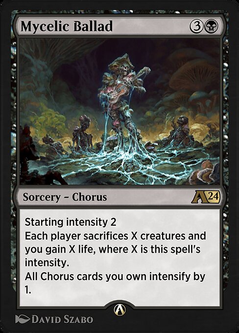Mycelic Ballad highlighted card art