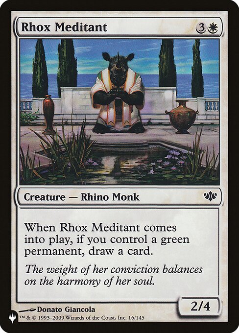 Rhox Meditant highlighted card art