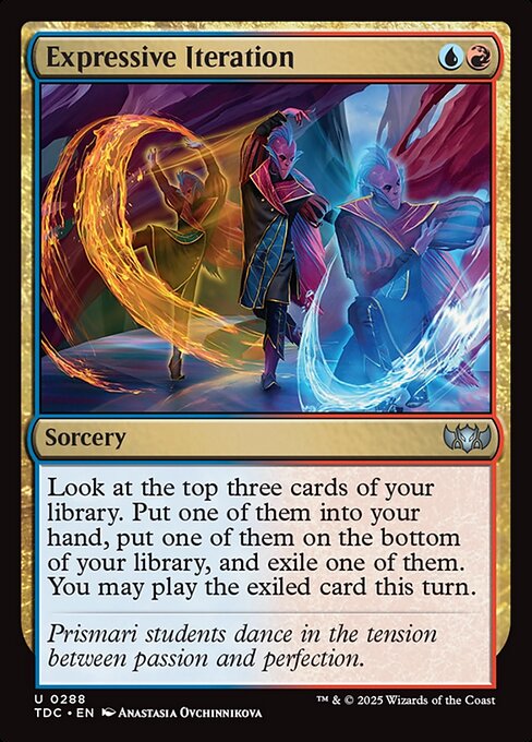 Expressive Iteration from Tarkir: Dragonstorm Commander