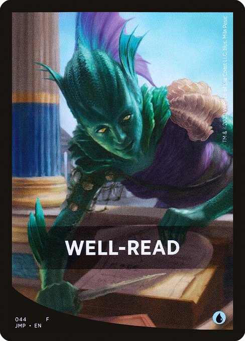 Well-Read highlighted card art
