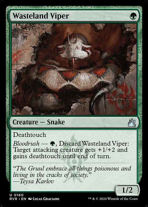Wasteland Viper from Ravnica Remastered