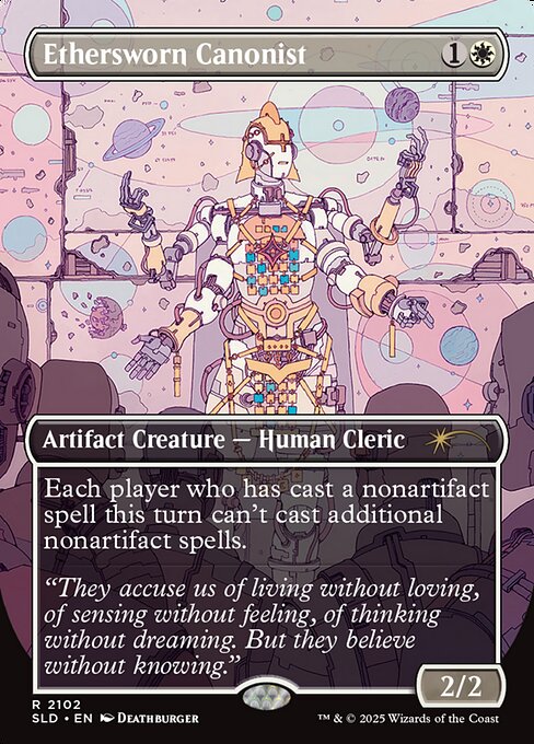 Ethersworn Canonist highlighted card art