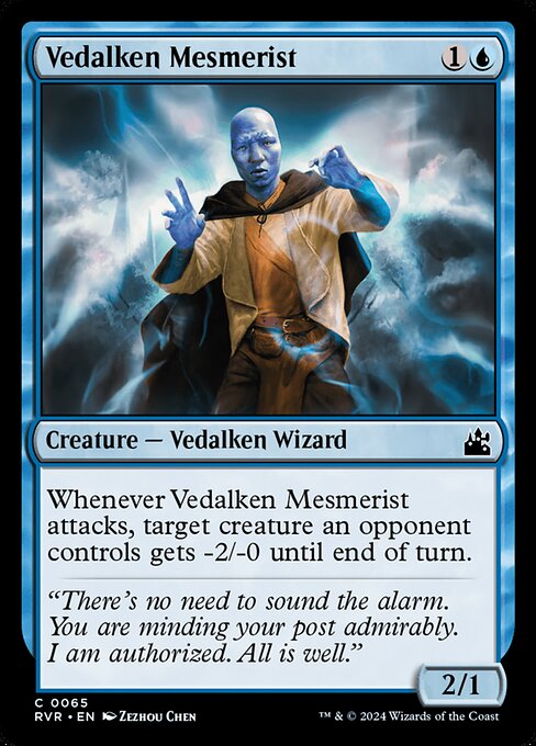 Vedalken Mesmerist from Ravnica Remastered