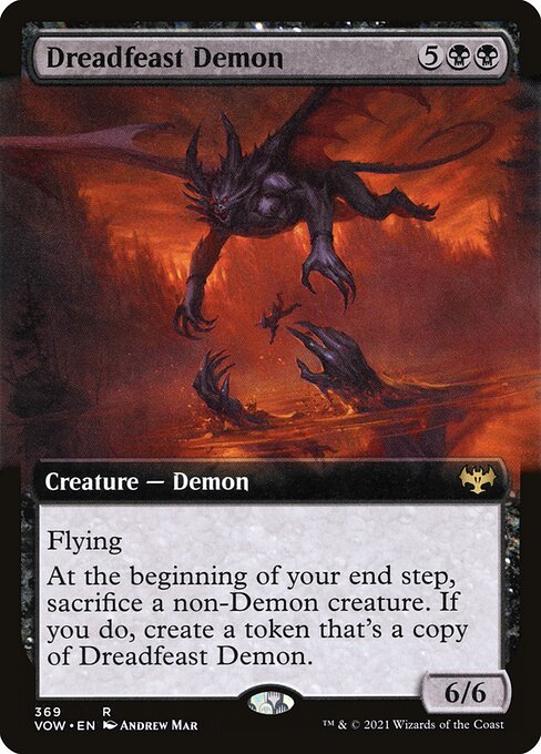 Dreadfeast Demon from Innistrad: Crimson Vow