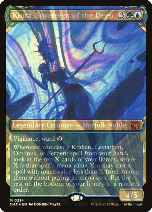 Kiora, Sovereign of the Deep highlighted card art