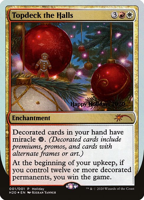 Topdeck the Halls highlighted card art