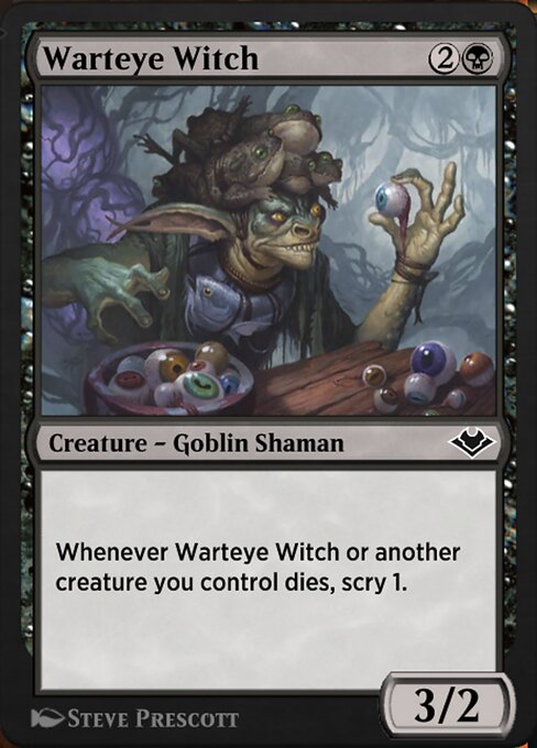 Warteye Witch highlighted card art
