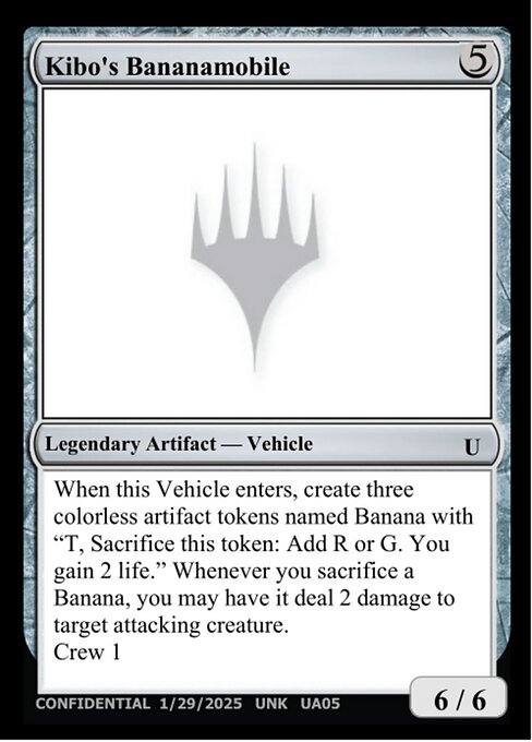 Kibo's Bananamobile highlighted card art