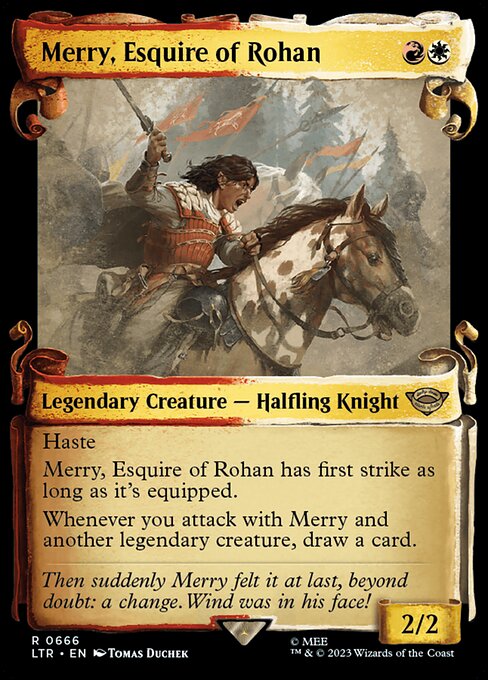 Merry, Esquire of Rohan highlighted card art
