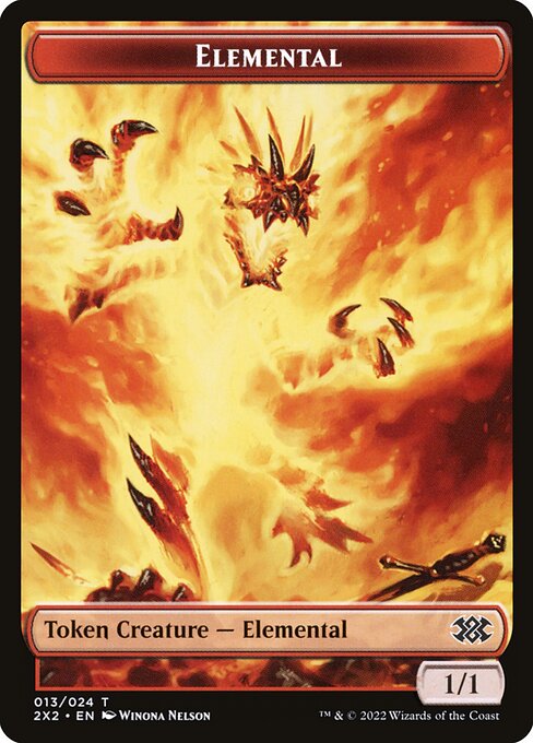 Elemental from Double Masters 2022 Tokens