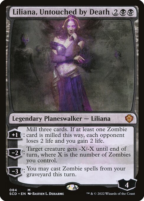 Liliana, Untouched by Death highlighted card art