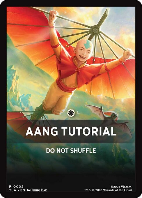 Aang Tutorial highlighted card art
